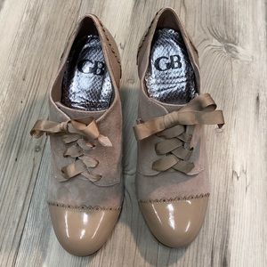 Gianni Bini Tan suede & leather booties